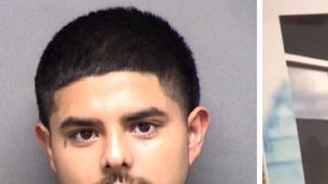 Gabriel Matthew Montoya fue arrestado (izq).