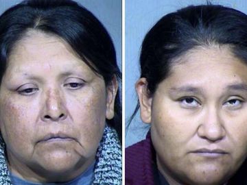 Carmen Sanfie y su hija Connie Marie Valencia.