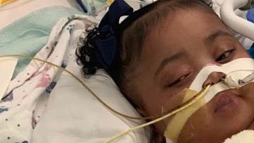 Tinslee Lewis tiene nueve meses.