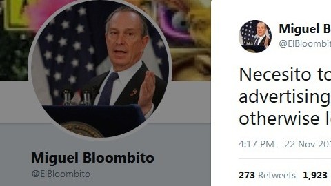 La página nació en "Estaten de Island, Newo Yorko"