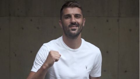 David Villa en el video promocional del Queensboro FC.