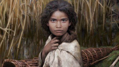 Así se veía "Lola", una habitante primitiva de Dinamarca.