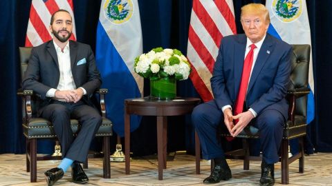 Los presidentes Bukele y Trump se reunieron en Nueva York.