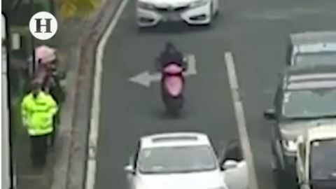 El tráfico en este lugar originó los accidentes.