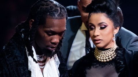 Cardi B y su esposo Offset.