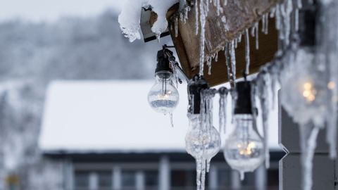 Casa en invierno