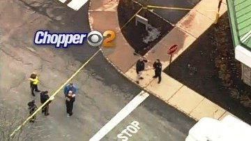 Toma aérea de la escena