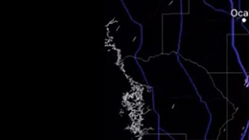 El frente frío en Florida.