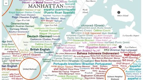 Un vistazo apenas a Manhattan y Queens