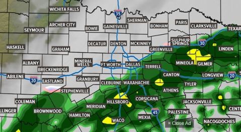 El frío viene acompañado con lluvias y posiblemente.