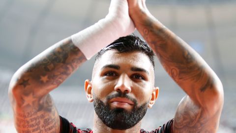 Gabriel Barbosa, delantero estrella del Flamengo.