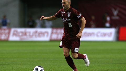 Iniesta juega en el Vissel Kobe.