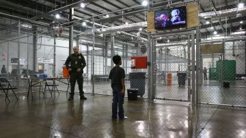 La cárcel de ICE para niños migrantes en McAllen, Texas.