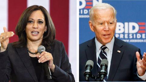 Kamala Harris y Joe Biden.