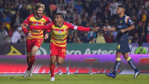 Morelia, Michoacán, 5 de diciembre de 2019. , durante el juego de ida de las semifinales del torneo Apertura 2019 de la Liga BBVA MX, entre Monarcas Morelia y Aguilas del América celebrado en el estadio Morelos. Foto: Imago7/Carlos Cuin