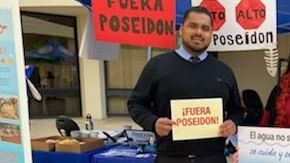 Oscar Rodríguez y Andrea León Grossmann se oponen a la creación de una planta de desalinización en Huntington Beach. (Suministrada)