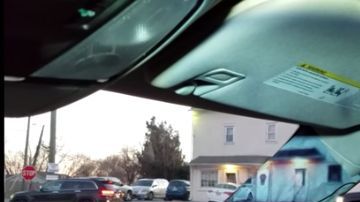 Son imágenes proyectadas del exterior del vehículo