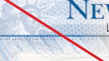 Licencia para conducir de Nueva York.