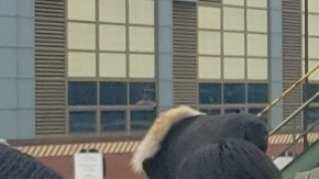 Estaciones congestionadas en pleno frío