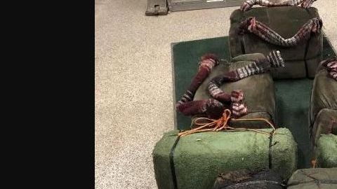 Cargamento de droga abandonado por las "mulas".