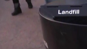 Los "futuristas" botes de basura