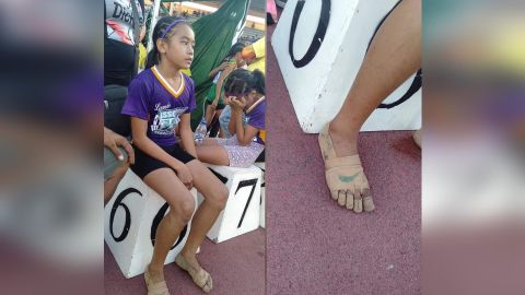 La pequeña es parte de una familia de escasos recursos y ahora se volvió viral, tras su hazaña y determinación.