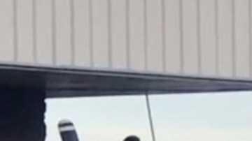 El avión al estrellar.