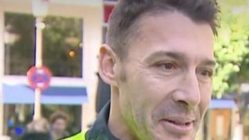 El policía español Sergio Repiso es campeón de velocidad.