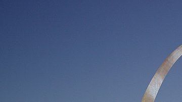 El representativo arco Gateway de la ciudad de San Luis, Missouri.