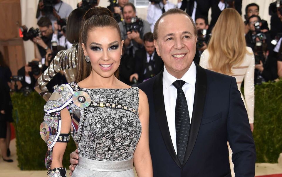 Thalia Y Tommy Mottola Celebran Aniversario De Bodas Con Románticos