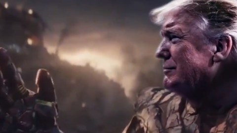 Un "poderoso" Trump fue comparado con un supervillano.
