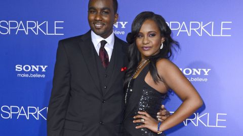 Nick Gordon y Bobbi Kristina, el 16 de agosto de 2012.