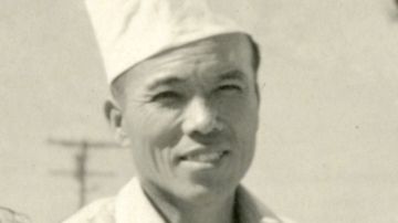 Giichi Matsumura y su familia estaban privados de libertad en un campamento en Manzanar.
