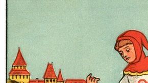 Una azafata era quien asistía a la reina.