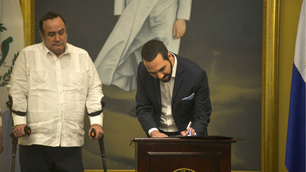 Alejandro Giammattei y Nayib Bukele firmaron un acuerdo histórico.