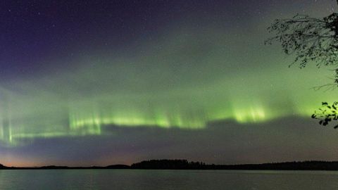 La nueva forma de aurora mostraba "un patrón de olas que parecían dunas en una playa de arena".