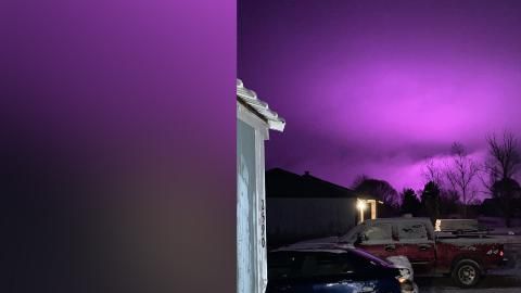 El cielo sobre la granja de marihuana Copperstone en Arizona / Cara Smith-Navajo County Facebook.