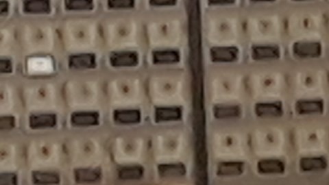 Indigente en la oficina de correos en Grand Central, NYC