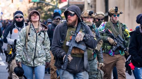 Los supremacistas fueron detenidos días antes de la marcha en Richmond.