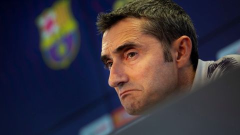 El entrenador del FC Barcelona, Ernesto Valverde.