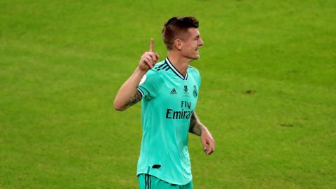 Toni Kroos abrió el marcador del partido.