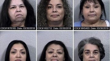 Seis latinas condenadas a muerte en California.
