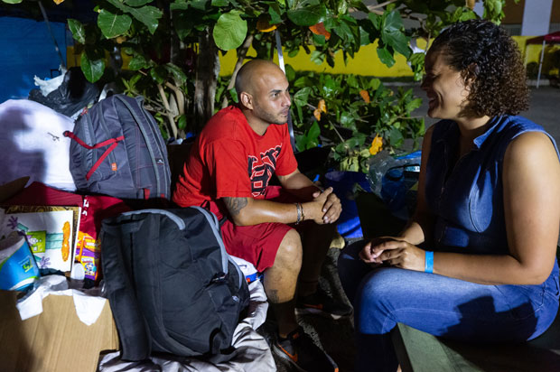 Refugiados por sismos en Puerto Rico