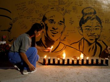 Tributo a Kobe Bryant y su hija Gianna en Filipinas.