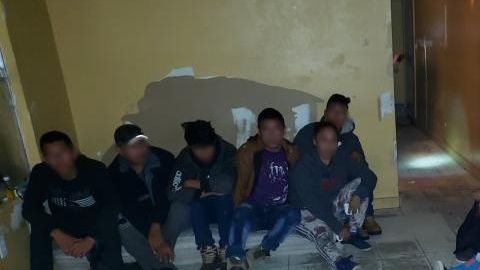 La "casa de seguridad" en Laredo.