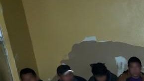 La "casa de seguridad" en Laredo.