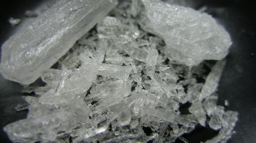 Metanfetamina cristalizada.