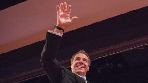 El gobernador Andrew Cuomo durante el discurso del "Estado del Estado", este 8 de enero del 2020.
