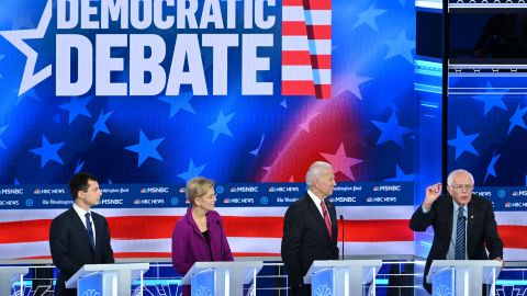 Joe Biden vuelve a encabezar la lista de favoritos.
