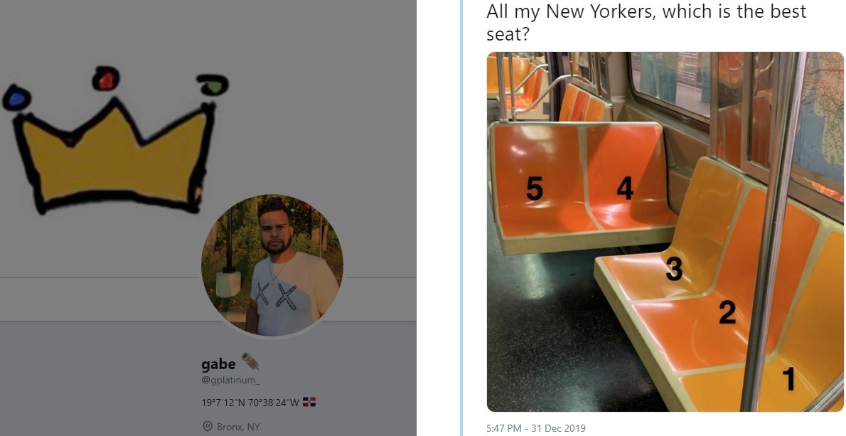 ¿Cuál es tu lugar preferido… si logras sentarte en el Metro? Encuesta viral de un dominicano en Nueva York